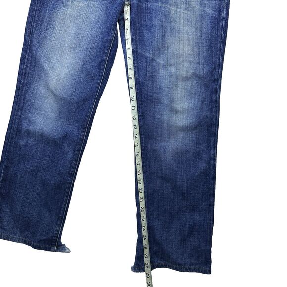 Joes Jeans Mens 34x29 ‎ Blue Thrashed Distressed Straight Leg Grunge Streetwear - Picture 5 of 16